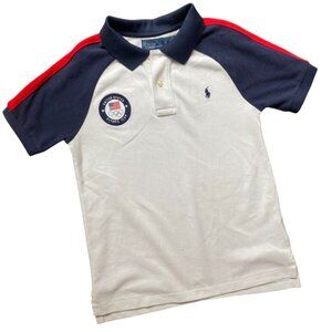 Ralph Lauren Kids Polo Shirt - White, Navy, Red
